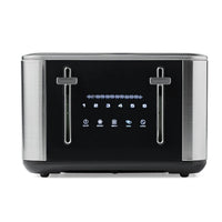 Farberware Touchscreen 4-Slice Toaster, Stainless Steel and Black, New EasyOptionXY LLC