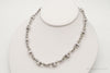 Antique Designer Binder Bros Inc Crystal Art Deco Sterling Silver Necklace 16"