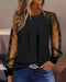 Black with Sparking Illusion Sleeves / S