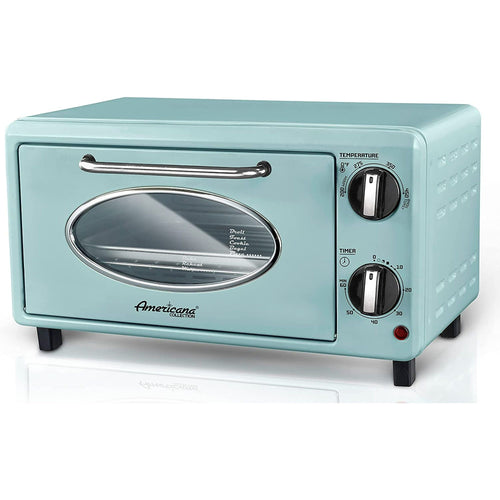 Elite Gourmet ETO147M New Collection Retro 2-Slice Toaster Oven, Mint EasyOptionXY LLC