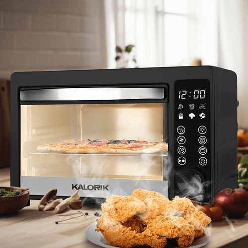 Kalorik? 22-Quart Digital Touchscreen Air Fryer Toaster Oven, Black EasyOptionXY LLC