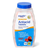 Equate Ultra-Strength Antacid Tablets; Assorted Berries; 1000 mg; 160 Count EasyOptionXY LLC