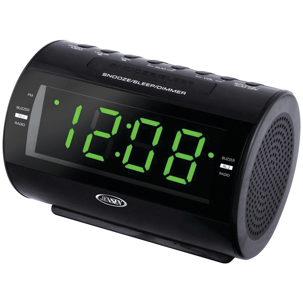JENSEN JCR-210 AM/FM Dual-Alarm Clock Radio EasyOptionXY LLC