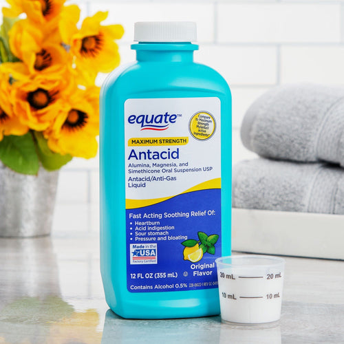 Equate Maximum Strength Antacid; Original Flavor Liquid; 12 fl oz EasyOptionXY LLC