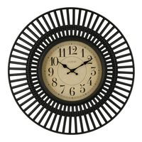 La Crosse Clock 20-inch Covington Contemporary Black Quartz Analog Wall Clock, 404-3051 EasyOptionXY LLC