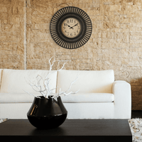 La Crosse Clock 20-inch Covington Contemporary Black Quartz Analog Wall Clock, 404-3051 EasyOptionXY LLC