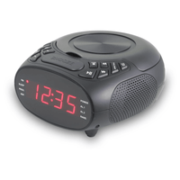 GPX CD AM/FM Clock Radio with 1.2" Display and Dual Alarm, CC318B EasyOptionXY LLC