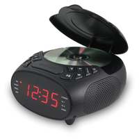 GPX CD AM/FM Clock Radio with 1.2" Display and Dual Alarm, CC318B EasyOptionXY LLC