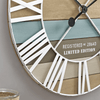FirsTime & Co. Blue Maritime Planks Wall Clock, Farmhouse, Analog, 24 x 2 x 24 in EasyOptionXY LLC
