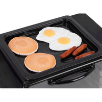 Elite Gourmet ERO-2008SX New Cuisine 0.8Cu Multi-Function Toaster Oven Grill/Griddle Oven Top-Black EasyOptionXY LLC