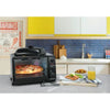 Elite Gourmet ERO-2008SX New Cuisine 0.8Cu Multi-Function Toaster Oven Grill/Griddle Oven Top-Black EasyOptionXY LLC