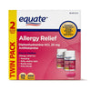 Equate Allergy Relief Diphenhydramine Tablets 25mg; 100 Count; Twin Pack EasyOptionXY LLC