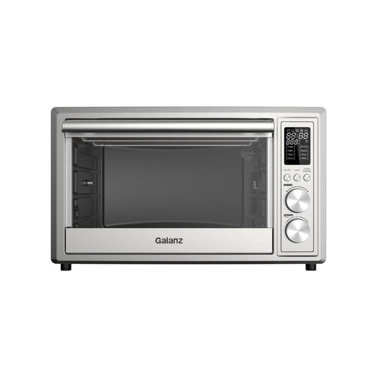 Galanz GT12SSDAN18 1.1 Cu.Ft. Digital Toaster Oven with Air Fry, Stainless Steel EasyOptionXY LLC