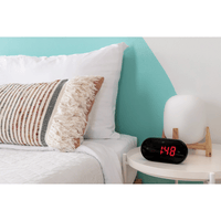 GPX LED Digital Radio/Dual Alarm Clock, C253B, Black EasyOptionXY LLC