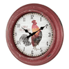 La Crosse Clock 12-inch Red Rooster Distressed Quartz Analog Wall Clock, 404-3630 EasyOptionXY LLC