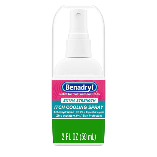 Benadryl Extra Strength Anti-Itch Cooling Spray; Travel Size; 2 fl oz EasyOptionXY LLC