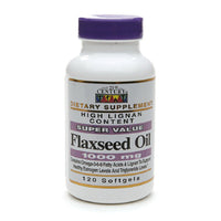 21st Century® Flaxseed Oil 1000 mg Gelcap, 120 EA
