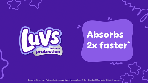 Luvs Platinum Protection Baby Diapers, Size 2 (12-18 lbs), 38 Count
