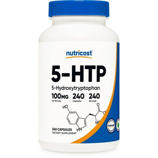 5-HTP, 100 mg, 240 Capsules, Nutricost EasyOptionXY LLC