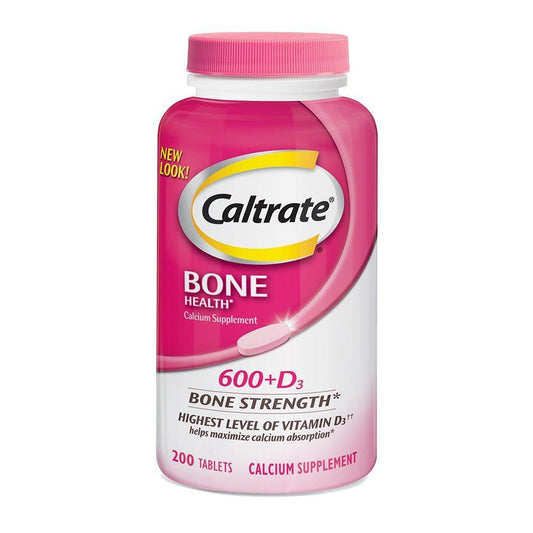 Caltrate Bone Health 600+D3 Calcium Supplement Tablets