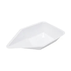 Medium Anti-Static White Weigh Canoes (500 Count Case)