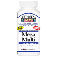 21st Century Mega Multi For Women, Multivitamin, Tablets