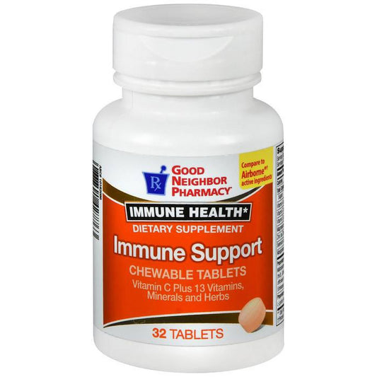 GNP Immune Support 32 Citrus Chewable Tablets