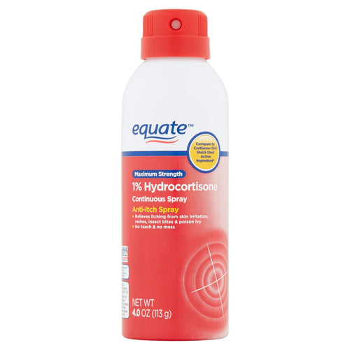 Equate Maximum Strength Anti-Itch Continuous Spray; 4.0 oz EasyOptionXY LLC