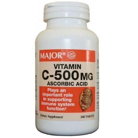 Major Vitamin C 500 Mg, 300 Tablets