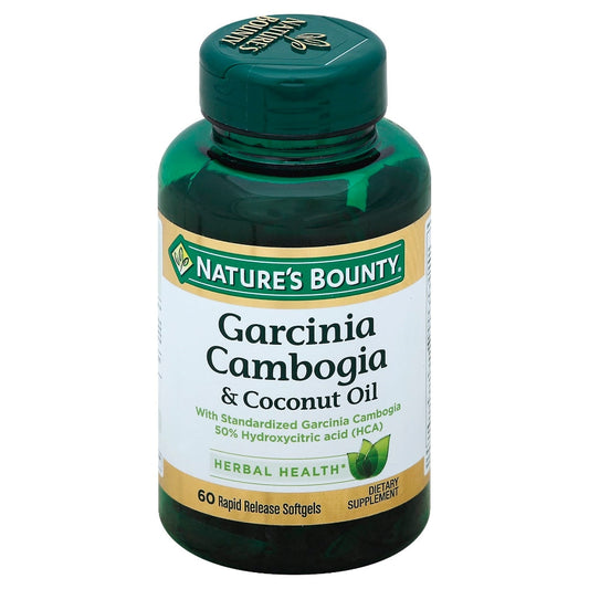 Nature's Bounty Garcinia Cambogia & Coconut Oil Rapid Release Softgels