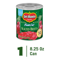 Del Monte Fresh Cut Sliced Beets 8.25 Oz Can