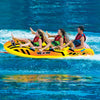 WOW Sports Jet Boat 3 Person Towable Water Tube For Pool and Lake (17-1030)