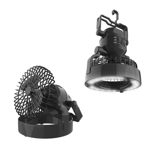 Portable 2 in 1 LED Camping Lantern with Ceiling Fan by Wakeman Outdoors EasyOptionXY LLC