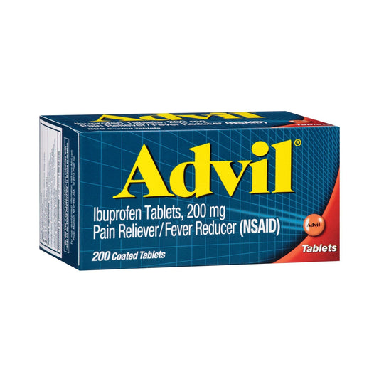 Advil Pain and Headache Reliever Ibuprofen Tablets; 200 mg; 200 Count EasyOptionXY LLC