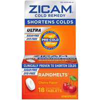 Zicam® Rapidmelts® Cold Remedy Ultra Cherry Quick-Dissolve Tablets, 18 EA