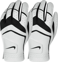 Nike Mens Dura Feel Golf Glove (2-Pack) (White) Large Left Hand