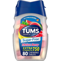 Tums® Antacid Sugar-Free Melon Berry Chewable Tablet, 80 EA