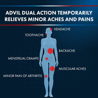 Advil Dual Action With Acetaminophen Ibuprofen Tablets; 72 Count EasyOptionXY LLC