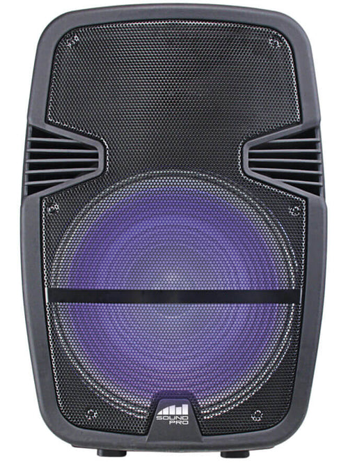 Naxa Portable 15 inch Bluetooth Party Speaker with Disco Light