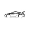 911 GT3 RS Model 992 Detailed Metal Car Wall Art - MT0859