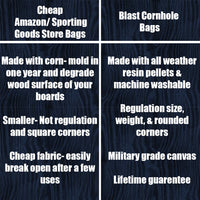 American flag blended cornhole set