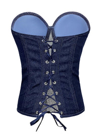 Rhinestone Cowgirl Denim Vest