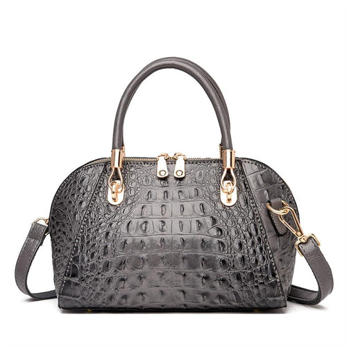 Crocodile Pattern Messenger Shoulder Bag – Stylish Cowgirl Bag for Any Occasion