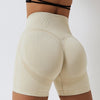 Country Girl High-Waisted Fitness Shorts | Butt Lifting & Ribbed Activewear for Yoga & Running