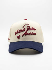 The "U.S.A" Script Hat