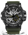 NEW Sport Analog-Digital Watch For Men and Woman  Waterresistant 50M Professional Waterproof Quartz Large Dial Military Wristwatches  With Night Mode