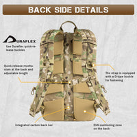 Votagoo 8005 Outdoor Combat Hiking Bag Camping Camouflage Tactical Backpack with Carbon Frame