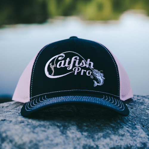 Catfish Pro Catfish Pro Tournament Series Light Pink Snapback Hat
