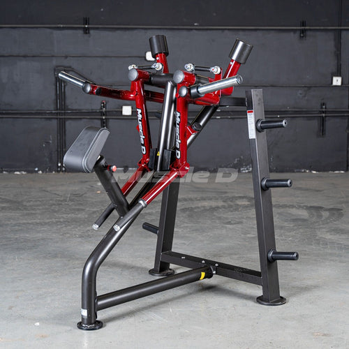 Muscle D Power Leverage V2 Plate-Loaded Rear Delt Machine | Commercial Gym Equipment