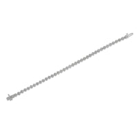 .925 Sterling Silver 1.0 Cttw Miracle Set Diamond Heart-Link 7" Tennis Bracelet (I-J Color, I2-I3 Clarity)